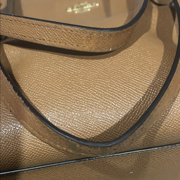 Coach Tan Leather Tote Bag - Picture 7 of 8